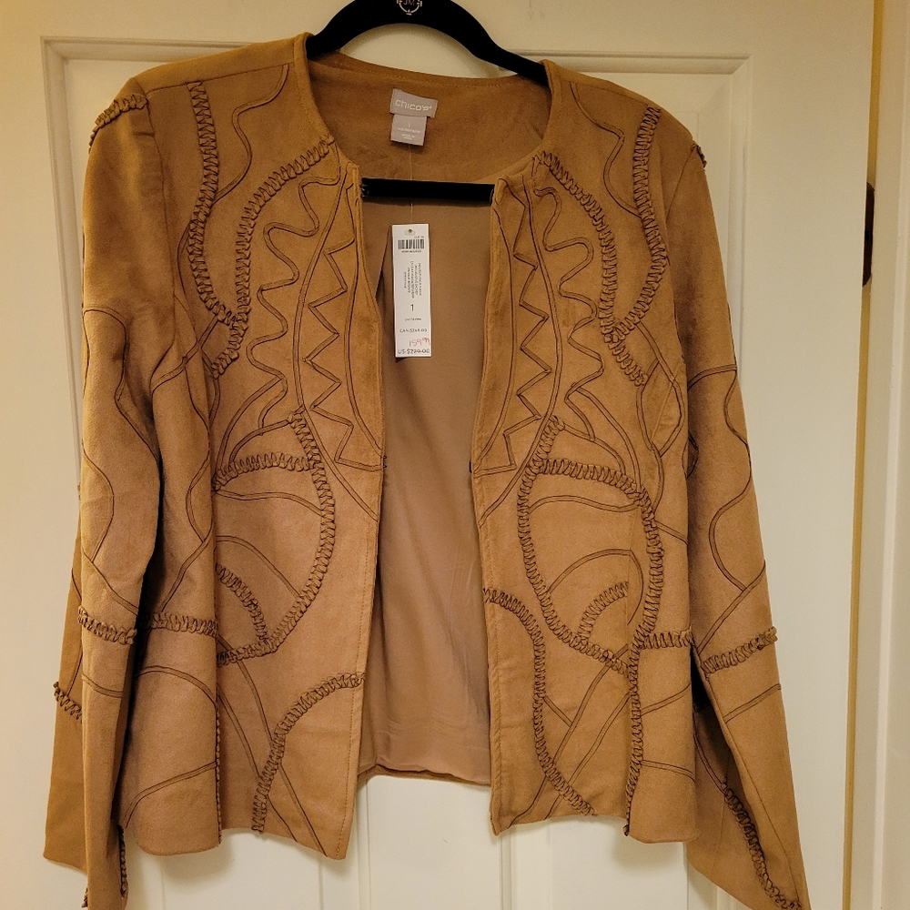 Chico's  Suede Jacket
